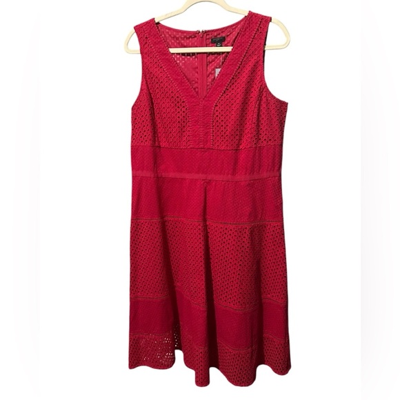 Ann Taylor midi dress petite size 14 - Picture 1 of 8